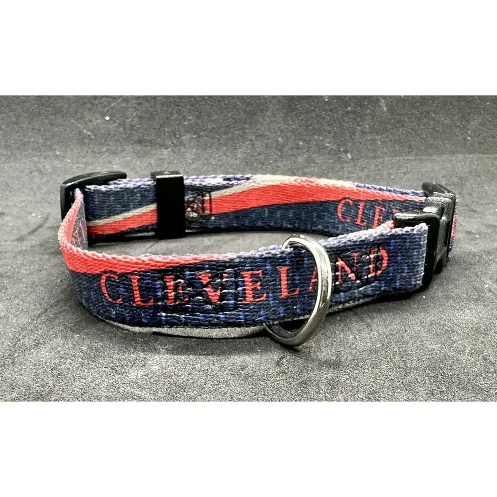 Cleveland Indians Guardians Adjustable Dog Collar, Extra Small (8